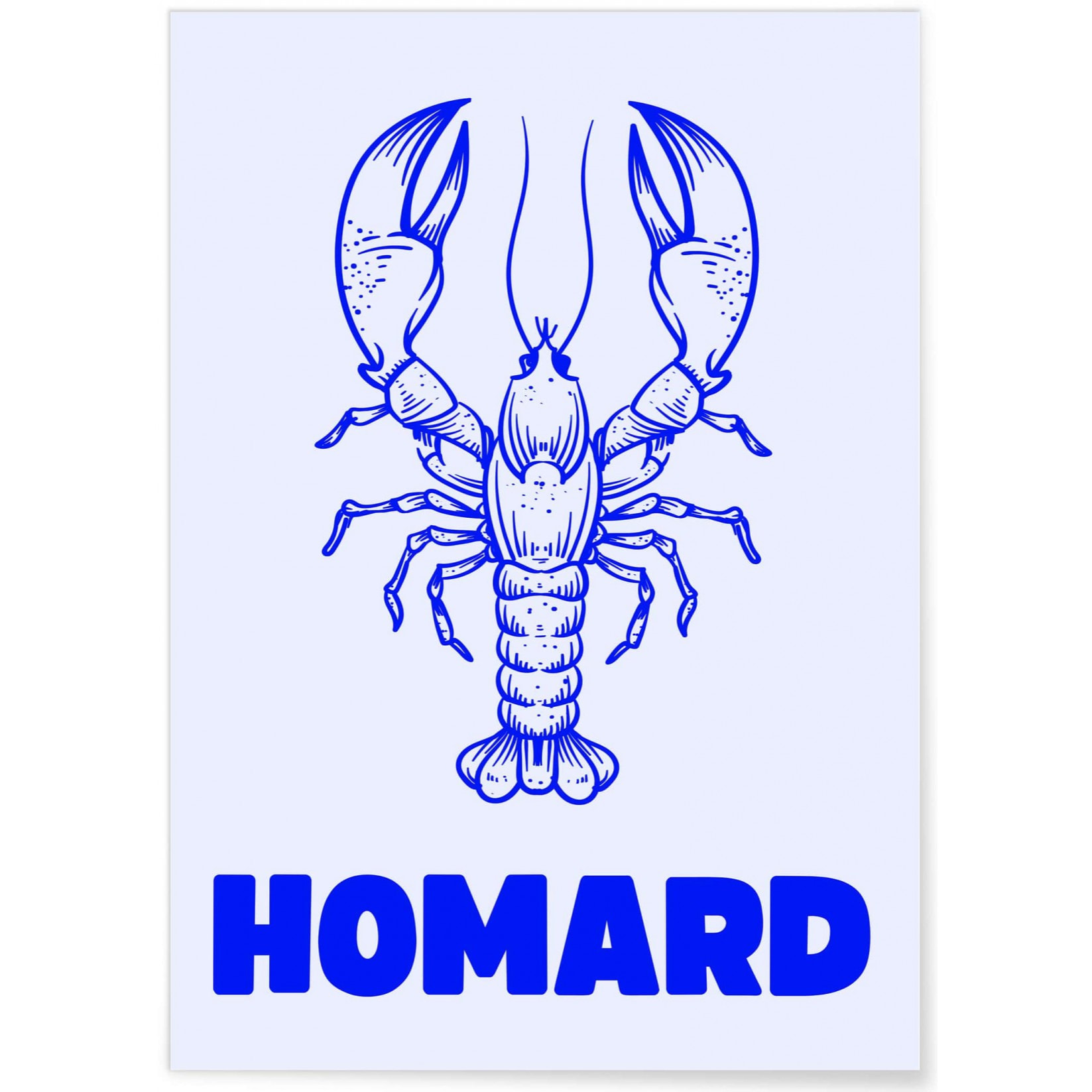 Affiche Homard