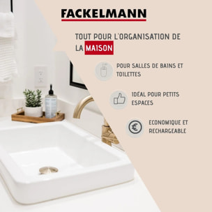 Porte savon en inox pratique et élégant lot de 2 dimensions 20,5 x 5,5 cm robuste et fonctionnel Fackelmann Tecno