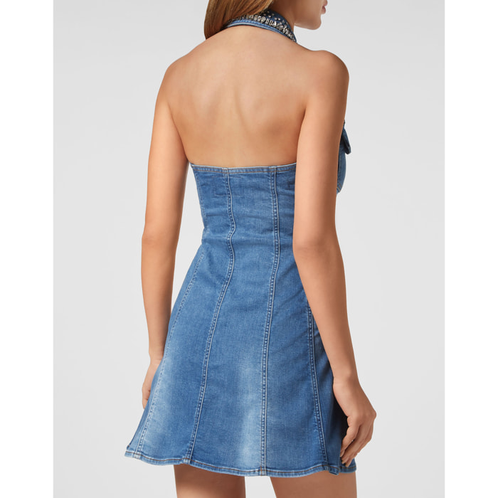 PHILIPP PLEIN Abito in denim