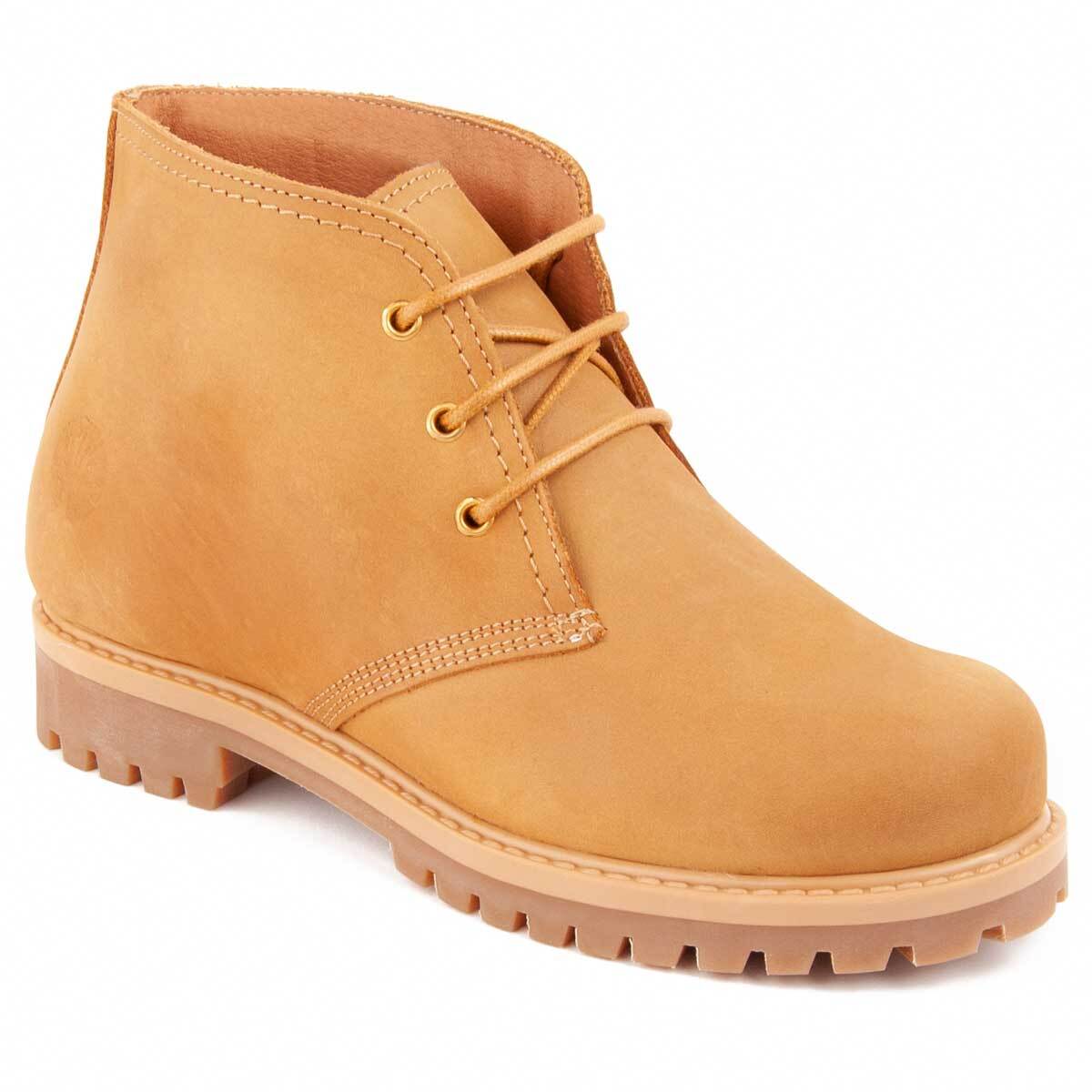 Botín De Piel - Marrón