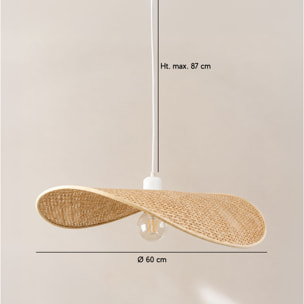 Suspension aérienne en bambou d60cm SOLEA