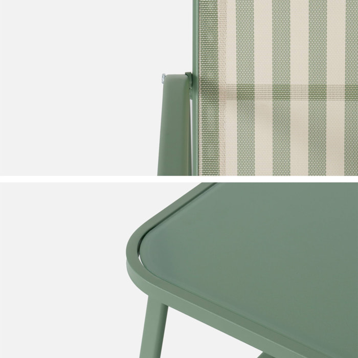 Salon de jardin métal 4 places SILVI