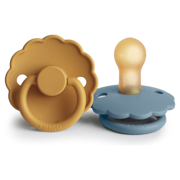 Frigg Pack 2 Chupetes Block Latex Daisy