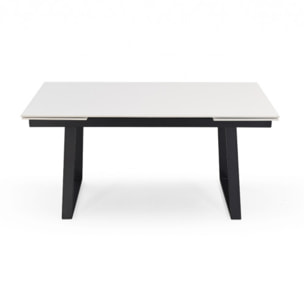 Plateau céramique de table extensible blanc pure L160/240cm - UNIK