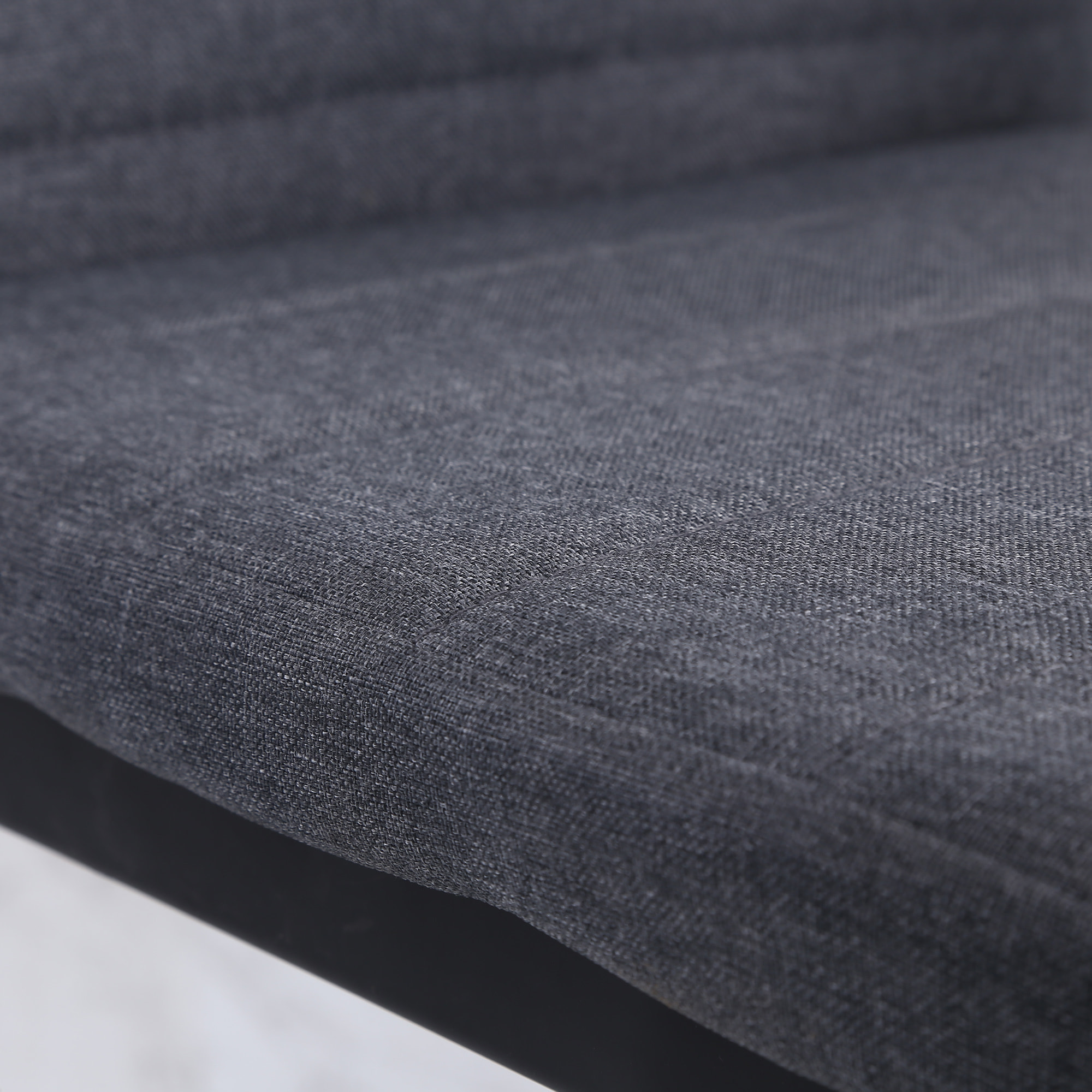 Lot de 4 chaises de salle à manger design tissu gris