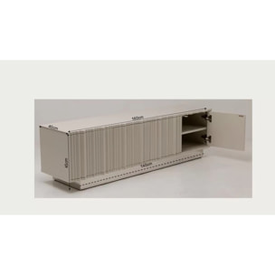 Meuble TV Stucco gris Kare Design