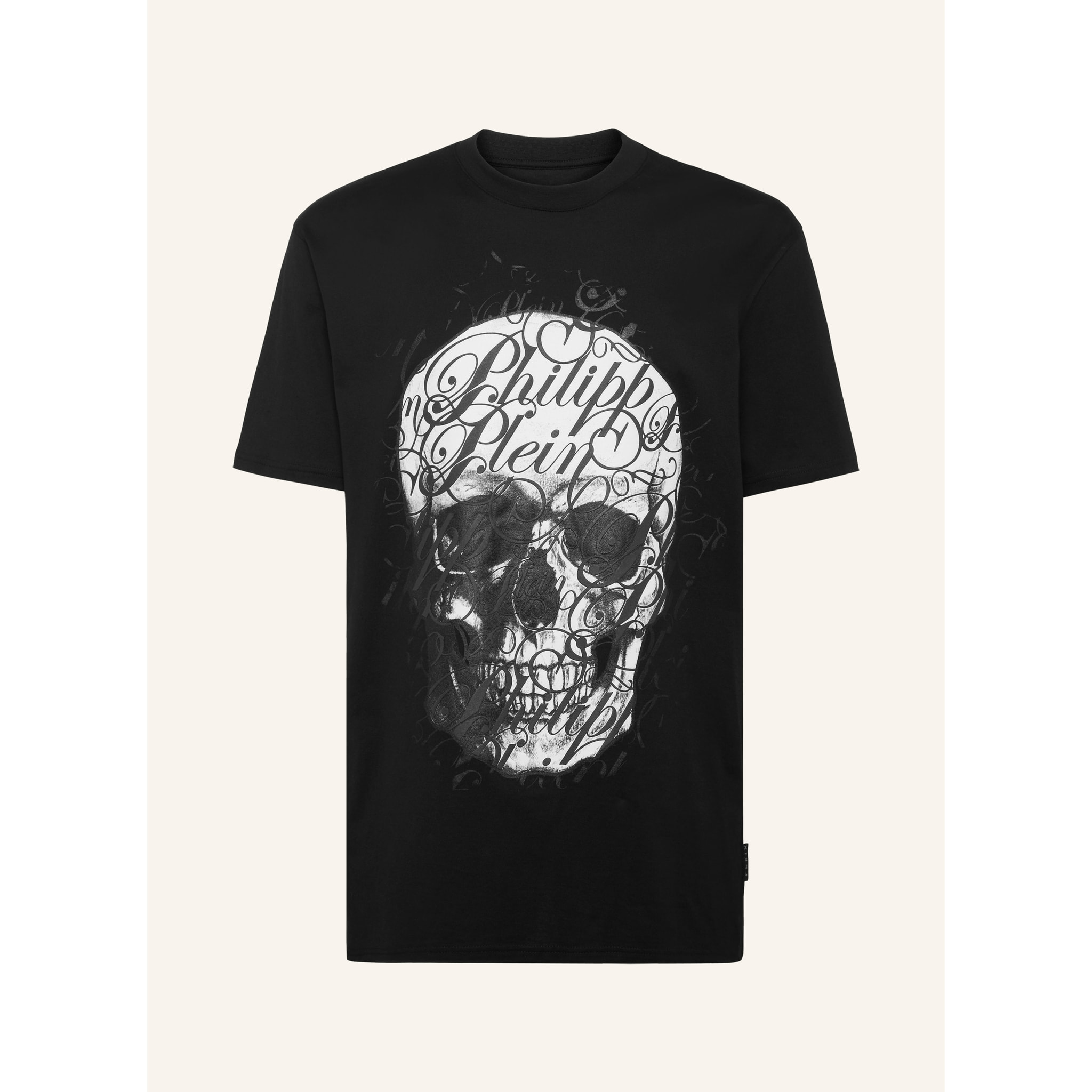 PHILIPP PLEIN T-Shirt Round Neck COURSIVE