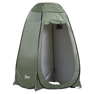 Carpa Vestidor de Poliá©ster Oxford Metal 1,2x1,2x1,9m Verde