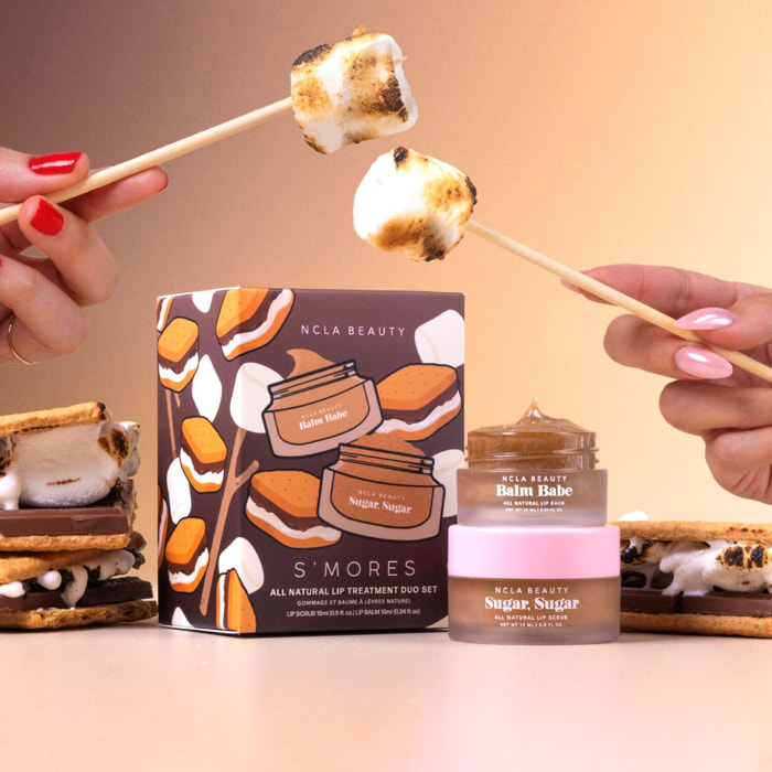 S'Mores - Coffret Duo Baume 10 ml + Scrub 15 ml + Exfoliant en Silicone