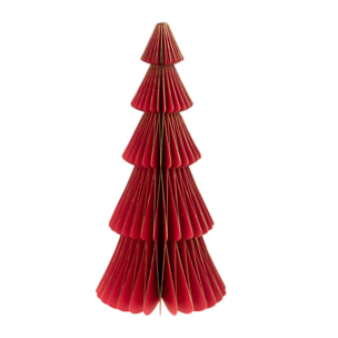 Albero carta - Pezzi 2 - Colore Rosso - 14x30Hx14cm - Bianchi Dino