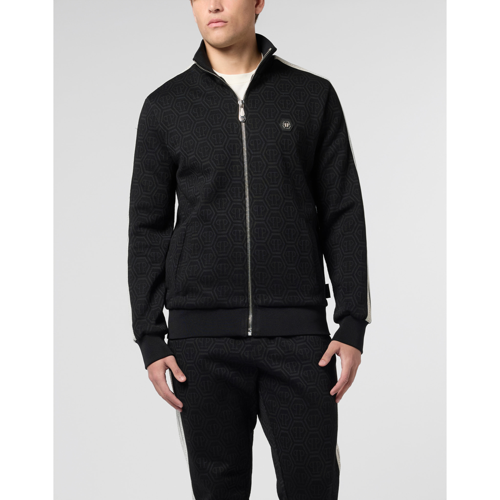 PHILIPP PLEIN Tracksuit Jacket Monogram Monogram