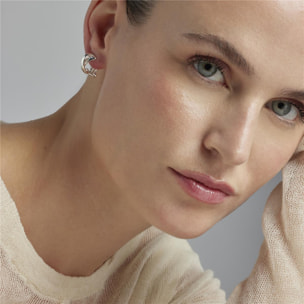 Pendientes Lux by Lux acabados en Rodio