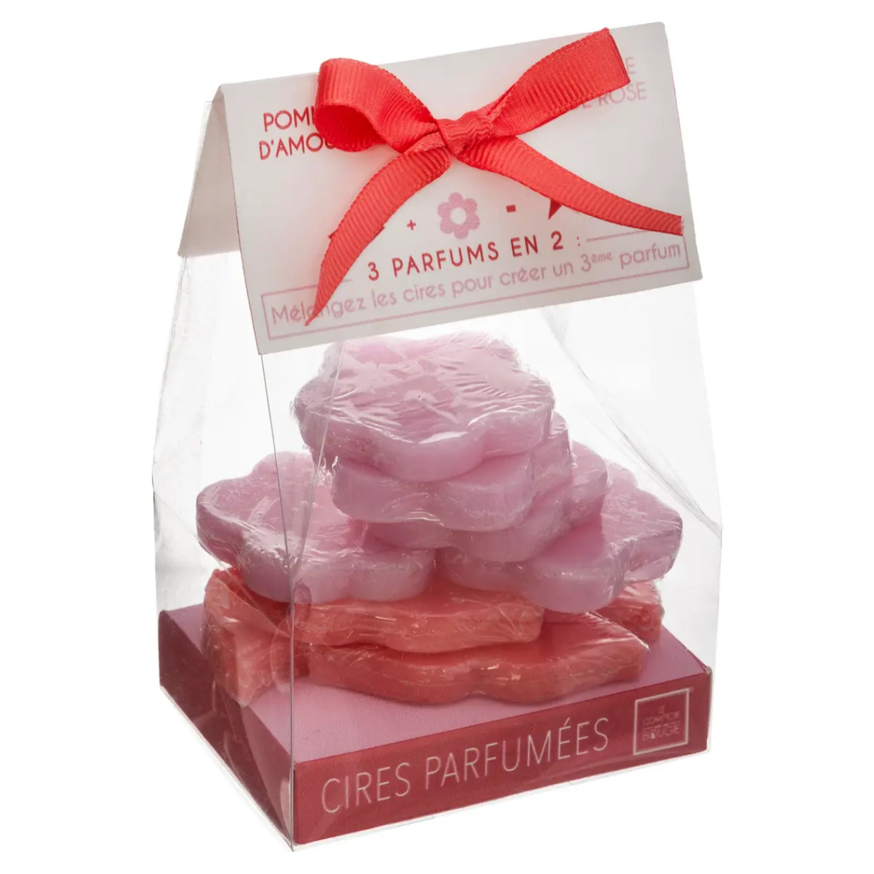 Cire parfumée "Elea" - pomme d'amour - pétale rose - 90g