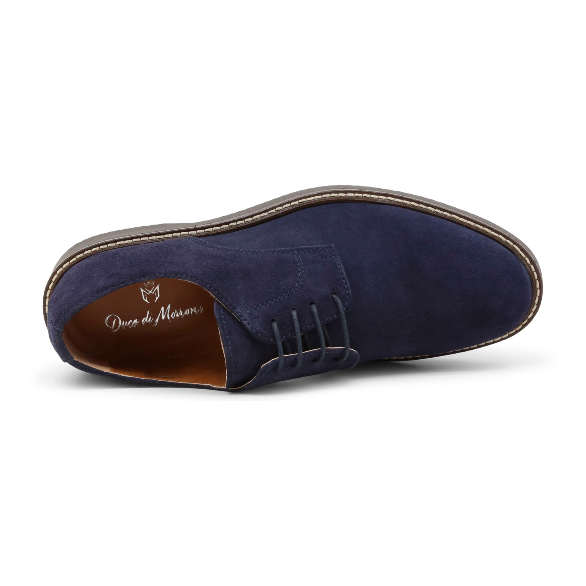 Zapatos Oxford para Hombre - Duca di Morrone Alessio Suede Blue