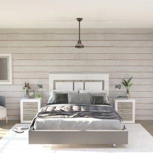 Dormitorio Kira 4C Plus Andersen Pino - Gris