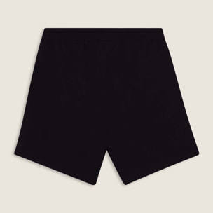 Pantaloni corti slim con grafica e spacchi laterali