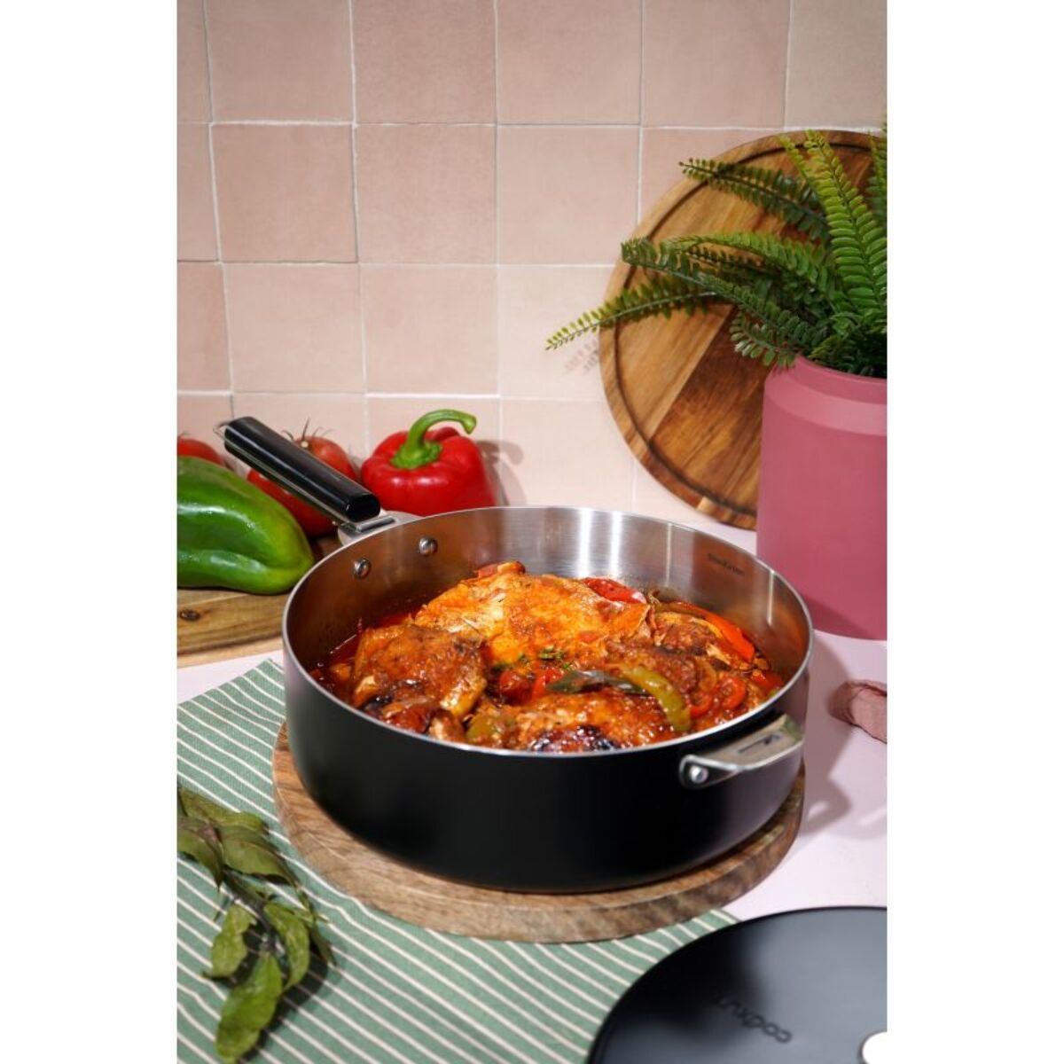 Sauteuse COOKUT LA MERVEILLEUSE  INOX 28CM - GRAPHITE