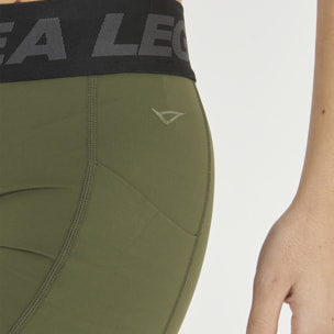 short fitness donna teti verde militare