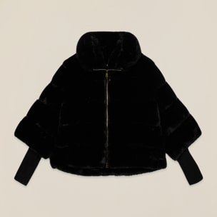 Oltre - Chaqueta en tejido peludo - Negro