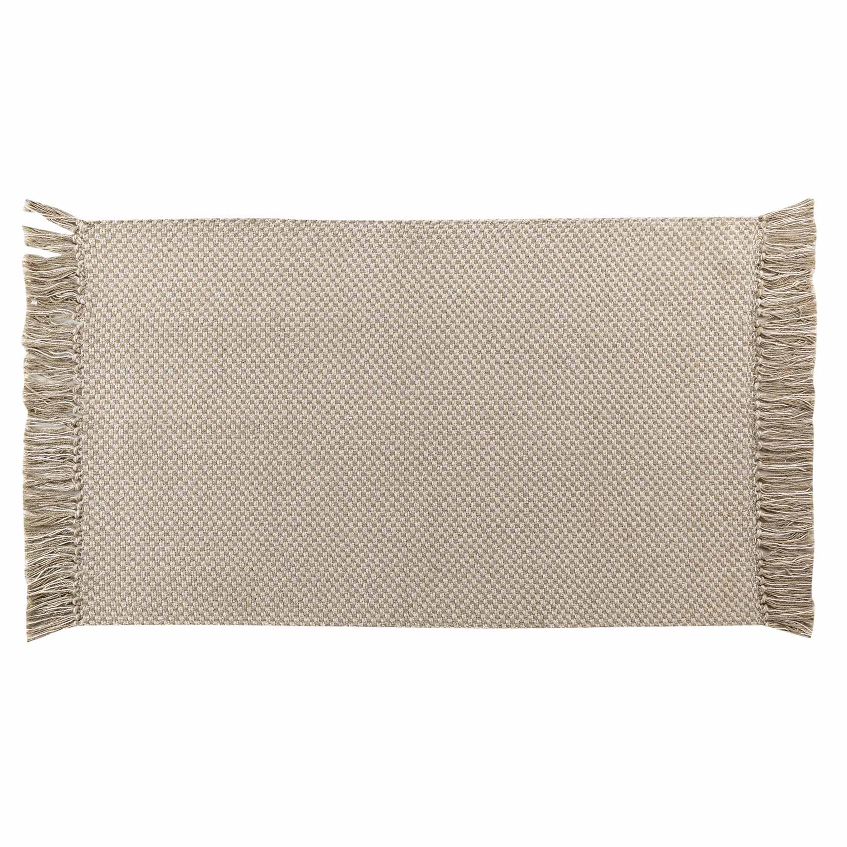 Tapis rectangle ' - Effet naturel' - Marron Clair