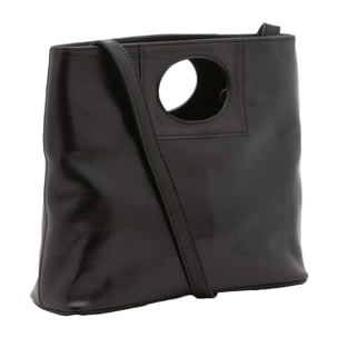Borsa a tracolla da donna - Modello False - Vera pelle - 28.0 x 33.0 x 10.0 cm