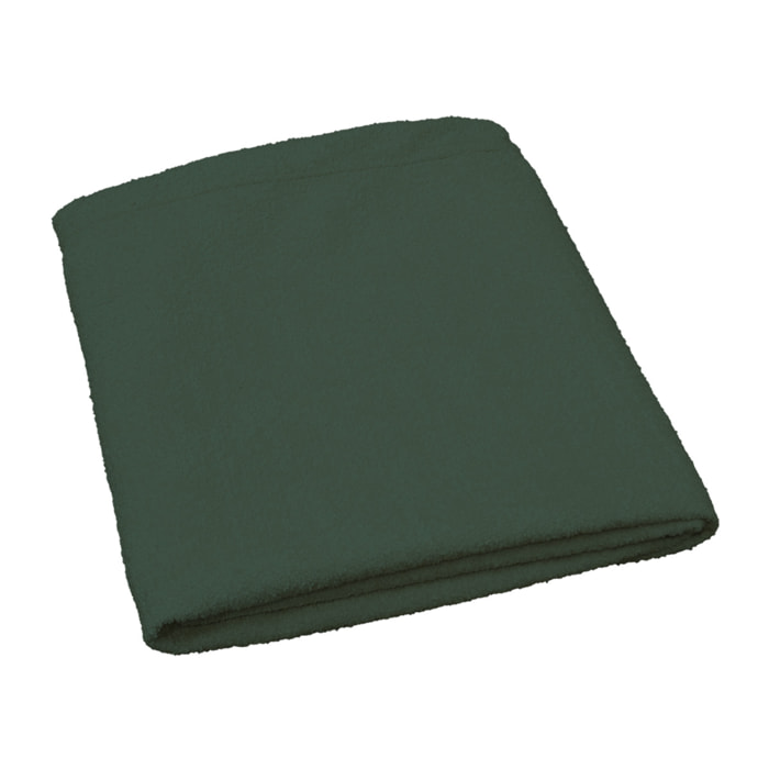 Housse pour tête de lit en bouclé vert en différentes tailles