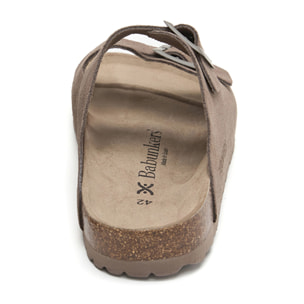 SANDALIA BABUNKERS MARRON