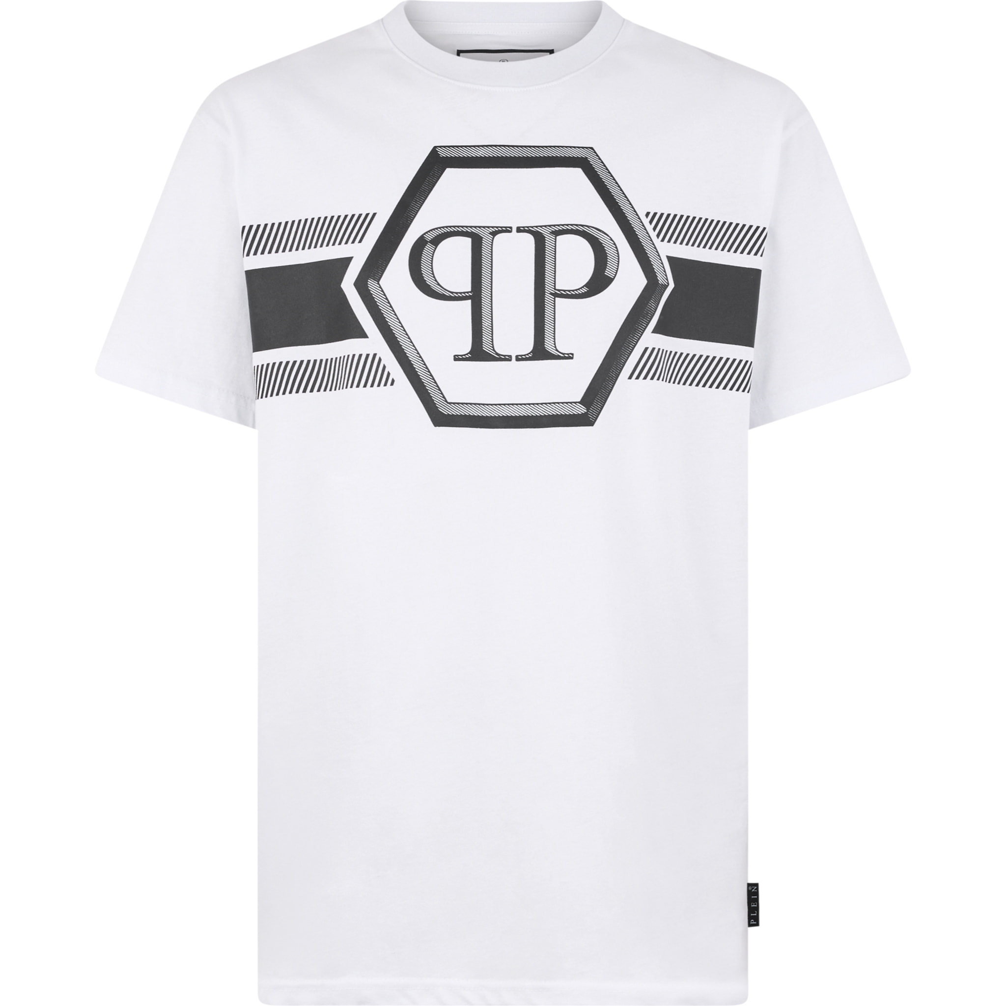PHILIPP PLEIN T-shirt girocollo a maniche corte HEXAGON