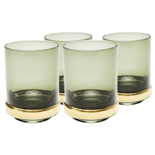 Verres à eau Innocent fumé set de 4 Kare Design