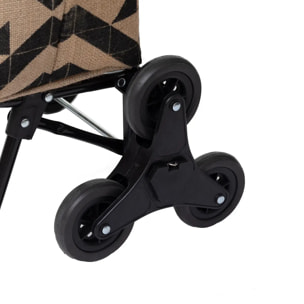 Chariots de courses 6 roues "Terre Inconnue" jute