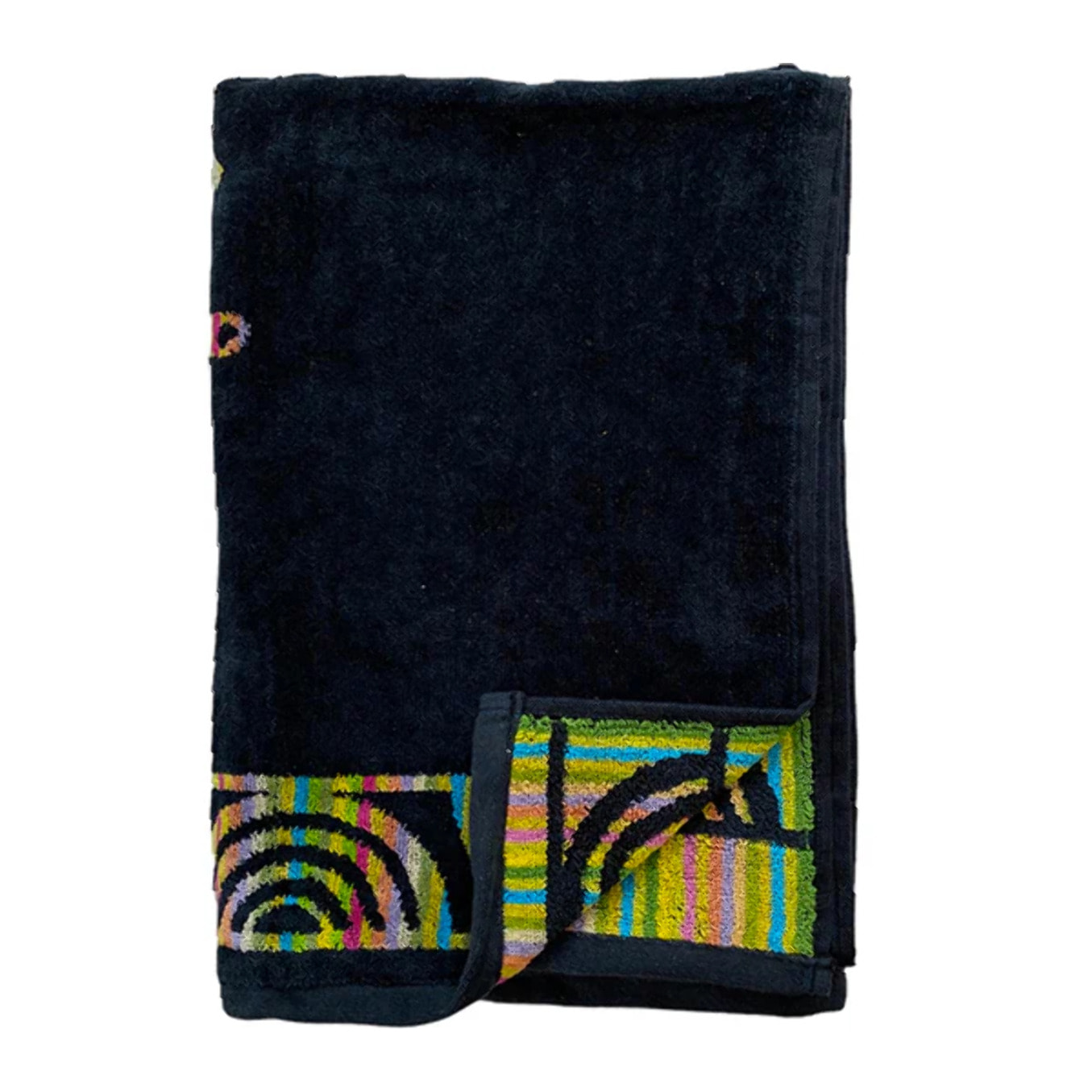 Serviette de plage éponge velours Jacquard Irvine 75x150