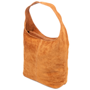 Bagnara borsa shopper donna. Vera pelle Scamosciata.