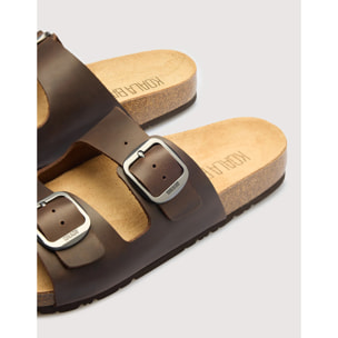 Sandalia Bio Piel Marrón - Cherokee