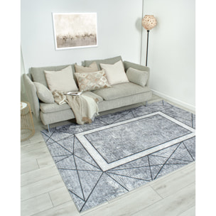 Tapis moderne motif géométrique