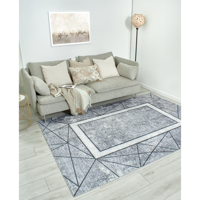 Tapis moderne motif géométrique