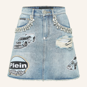 PHILIPP PLEIN Mini Skirt RACING