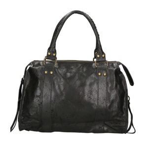 Borsa a spalla da donna - Modello Elara - Vera pelle - 41.0 x 28.0 x 13.0 cm