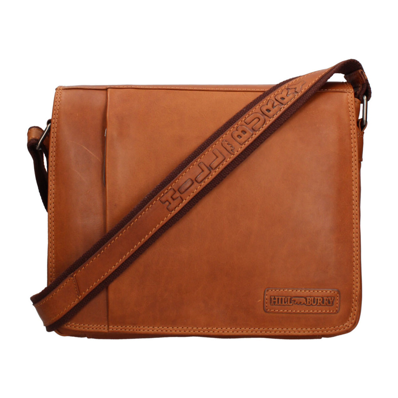 Borsa a tracolla  da uomo In Vera pelle Made in Italy 32x28x10 cm