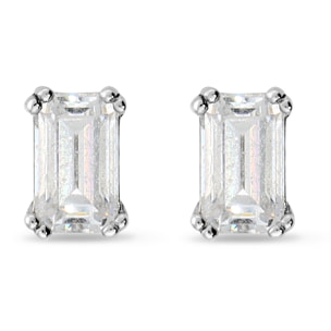 Orecchini in Argento 925 con Cubic Zirconia a Baguette