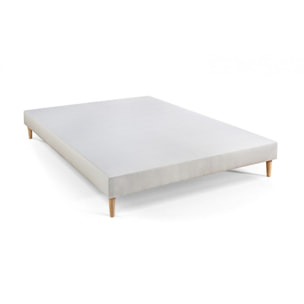 Pack matelas LE DOUILLET - Mémoire de forme BioVisco - Ep. 26 + sommier Blanc