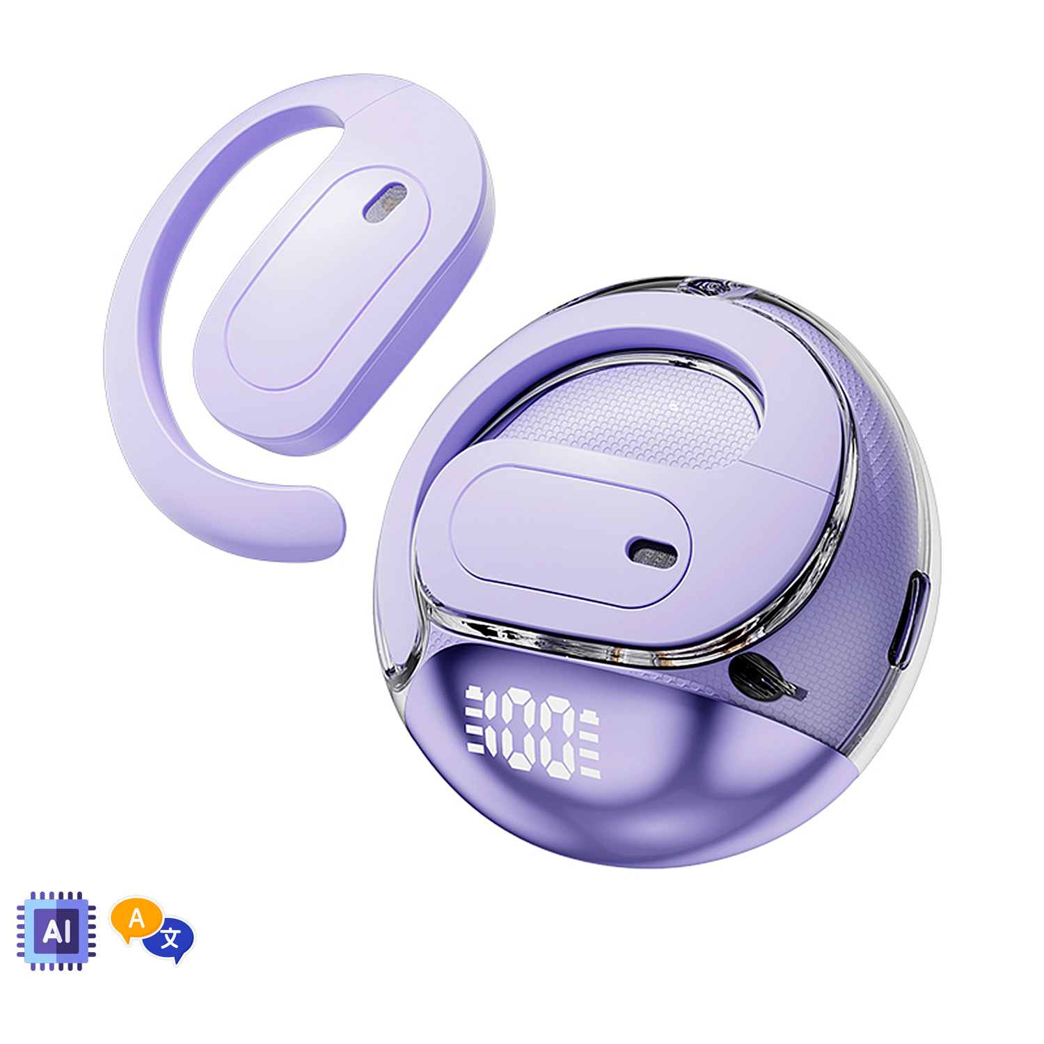 M112 Cuffie Bluetooth 5.4. Suono surround ACS con traduttore AI.