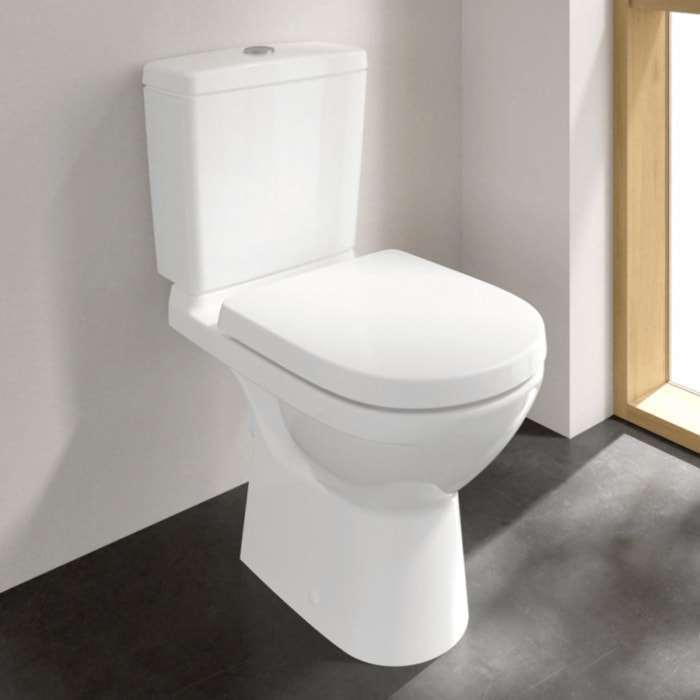 Réservoir WC avec 3/6L VILLEROY & BOCH O.NOVO blanc brillant
