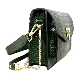 Bolso de hombro Cheval Firenze Charlotte Verde Oscuro