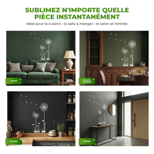 Stickers Muraux décoration adhésifs fleurs pissenlits