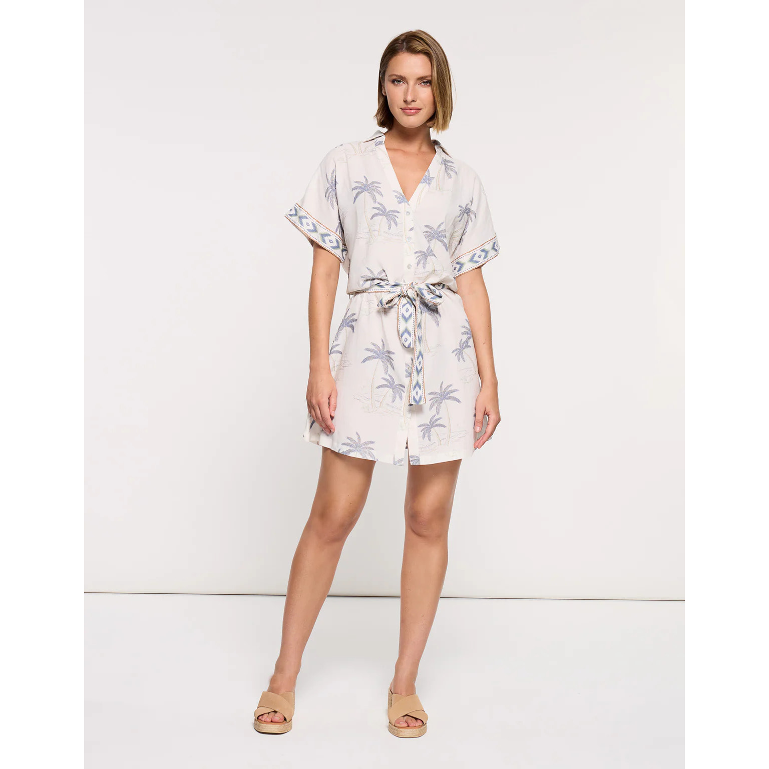 Vestido corto blanco - Jesain