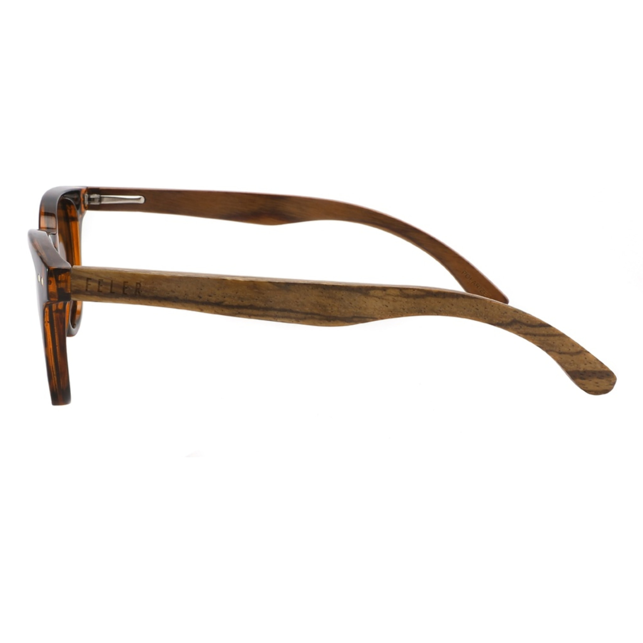 Gafas de Sol Feler 1556-2 Polarizadas de Madera Unisex 48 mm