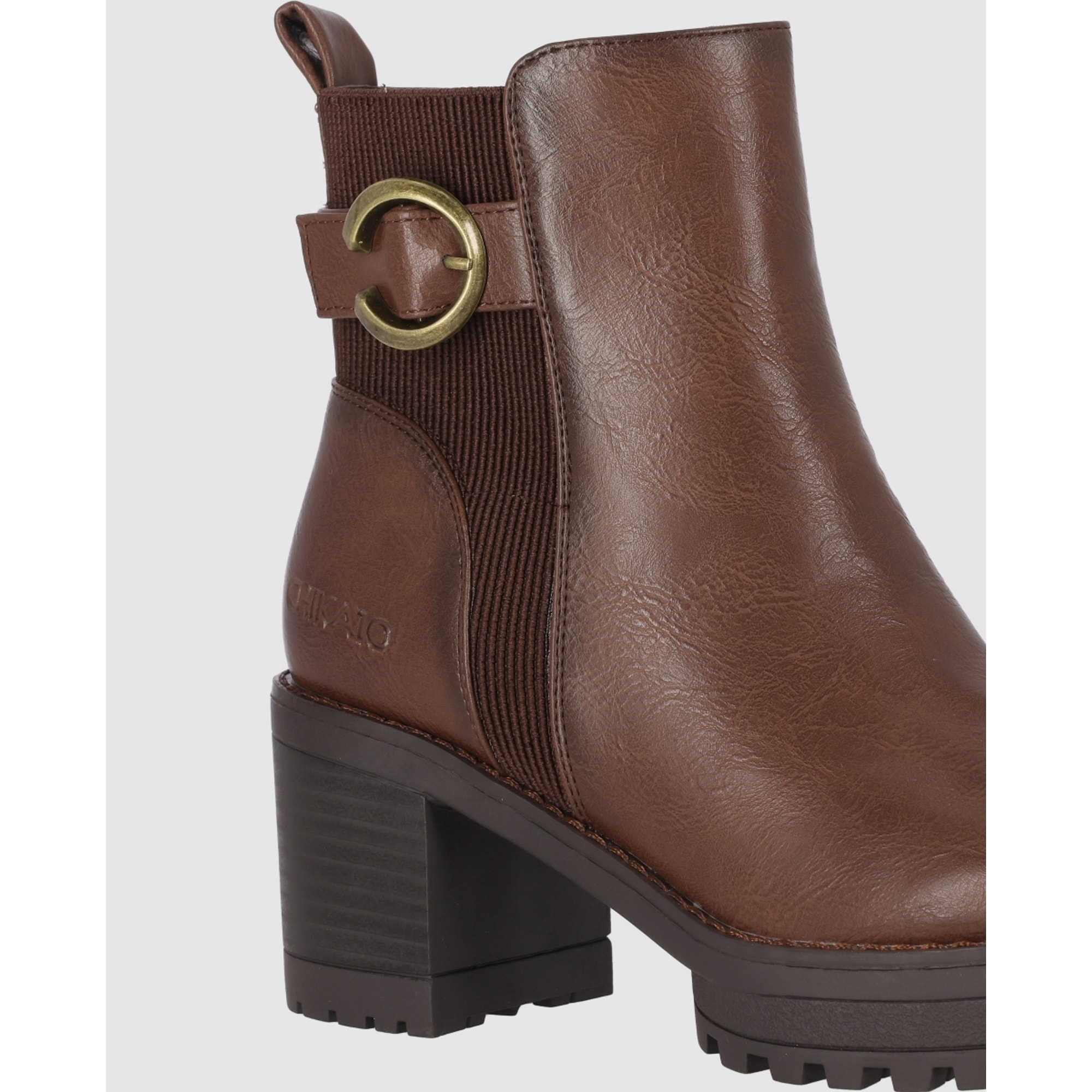 Botines - Marron - Tacón: 5 cm