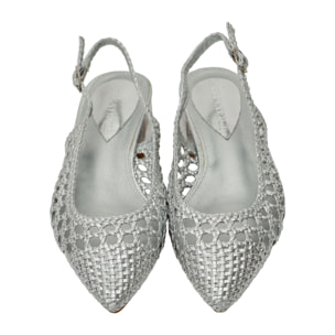 Sandali intreccio - tacco 4,5 cm