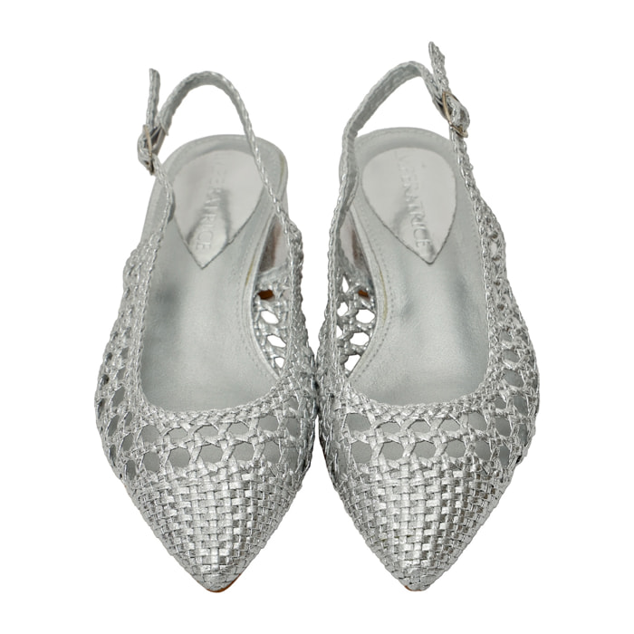 Sandali intreccio - tacco 4,5 cm