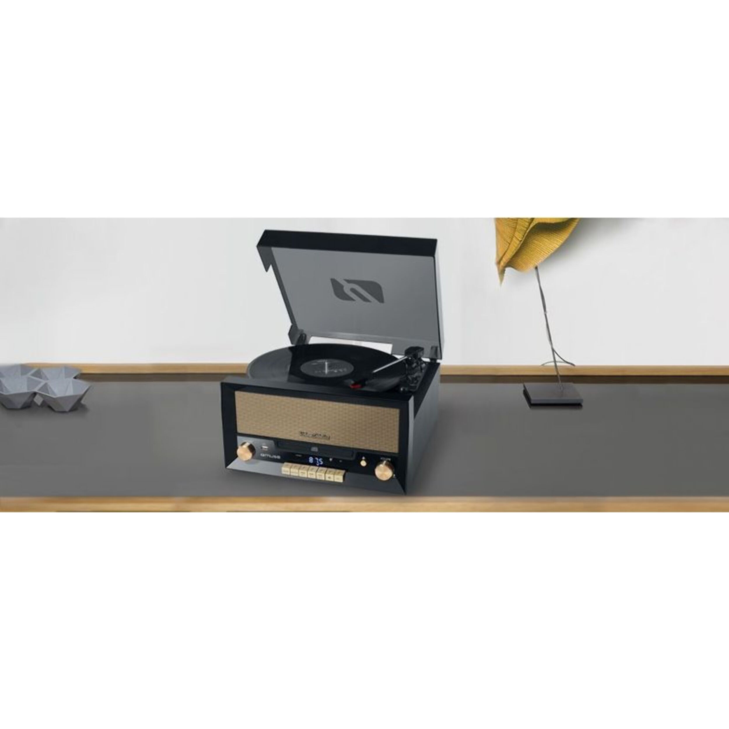 Platine vinyle MUSE MT-110B noire - Bluetooth